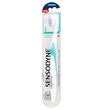 Зубная щетка Sensodyne Deep Clean мягкая 1шт