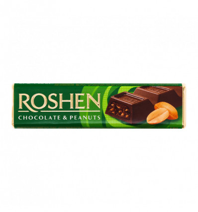 Батончик Roshen Chocolate&Peanuts молочно-шоколадный 38г