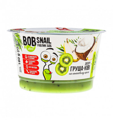 Десерт Bob Snail Груша-ківі на кокосовому кремі 180г