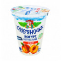 Йогурт Слов`яночка Персик натуральний 3% 260г