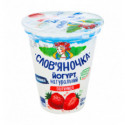 Йогурт Слов`яночка Полуниця натуральний 3% 260г