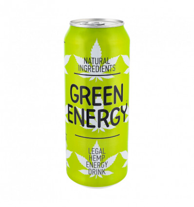 Напиток безалкогольный Green Energy энергетический сильногазированный 0.5л