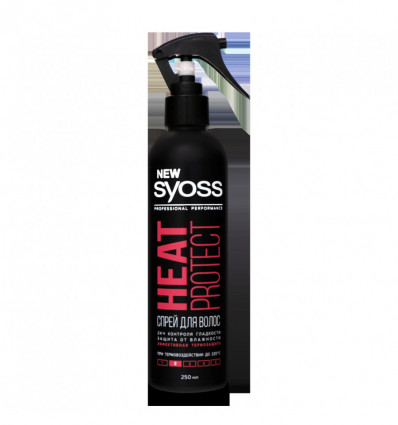 Спрей для волосся Syoss Heat Protect термозахисний 250мл