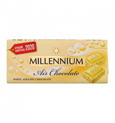 Шоколад Millennium білий пористий 85г