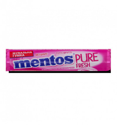 Жевательная резинка Mentos Pure Fresh Тутти-Фрутти 15,75г