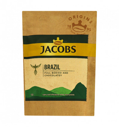 Кофе Jacobs Brazil натуральный растворимый 150г