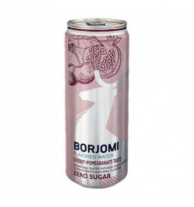 Напиток безалкогольный Borjomi Cherry-pomegranate 0.33л*12