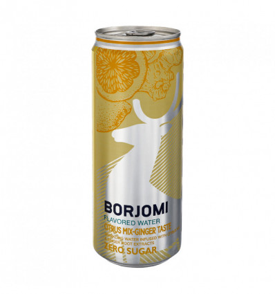 Напій безалкогольний Borjomi Citrus mix-ginger 0.33л*12