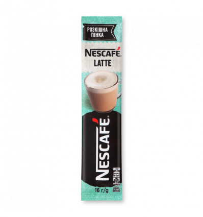 Напиток растворимый Nescafe Latte с добавлением кофе 16г