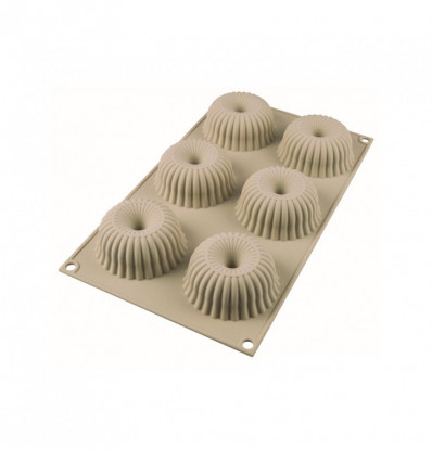 Форма для выпекания Silikomart 3D Roggio силиконовая 6шт