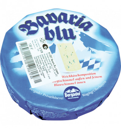 Сир Bergader Bavaria Blu фасований 70%