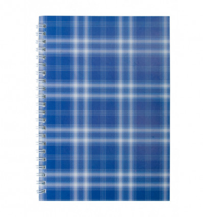 Зошит для нотаток SHOTLANDKA, А5, 48 арк., клітинка, картонна обкладинка, синій