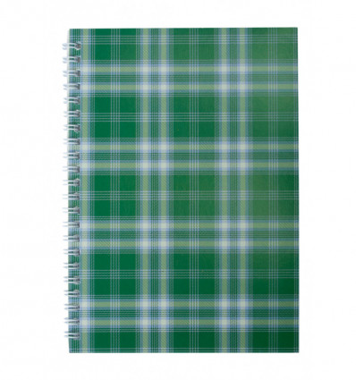 Зошит для нотаток SHOTLANDKA, А5, 48 арк., клітинка, картонна обкладинка, зелений