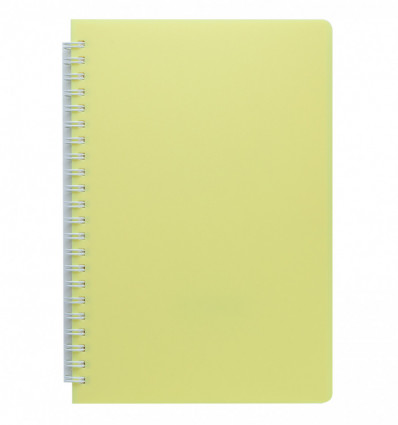 Тетрадь для записей FRESH, L2U, А5, 60 л., нелинов., желтая, пласт.обложка