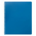 Зошит для нотаток CLASSIC, B5, 80 арк., клітинка, пластикова обкладинка, синій