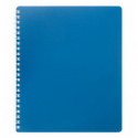 Тетрадь для записей CLASSIC, B5, 80 л., клетка, пласт. обл., синяя ( BM.2419-002 )