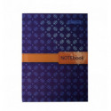 Записная книжка INSOLITO, А5, 96 л., клетка, твердая картонная обложка, синяя