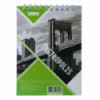 Блокнот на пружине сверху METROPOLIS, А6, 48 л., клетка, карт. обл., салатовый ( BM.24645101-15 )