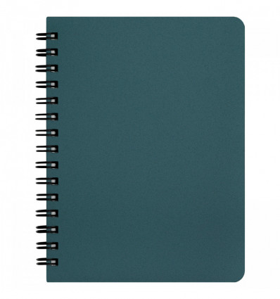 Зошит для нотаток OFFICE, А6, 96 арк., клітинка, пластикова обкладинка, зелений