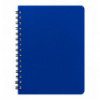Зошит для нотаток BRIGHT, А6, 60 арк., клітинка, пластикова обкладинка, синій