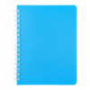 Тетрадь для записей BRIGHT, А6, 60 л., клетка, пласт. обл., голубая ( BM.24654155-14 )