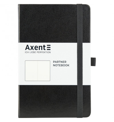 Книга записна Axent Partner 8307-01-A, A5-, 125x195 мм, 96 аркушів, нелінований, тверда обкладинка, 