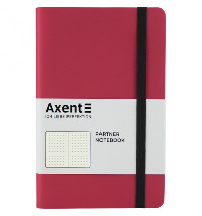 Книга записная Axent Partner Soft 8310-05-A, A5-, 125x195 мм, 96 листов, точка, гибкая обложка, крас