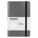 Книга записная Axent Partner Soft 8310-15-A, A5-, 125x195 мм, 96 листов, точка, гибкая обложка, сера