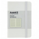 Книга записная Axent Partner 8301-21-A, A6-, 95x140 мм, 96 листов, клетка, твердая обложка, белая