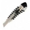 Нож канцелярский Axent 6704-A, металлические направляющие, резиновые вставки, лезвие 18 мм