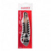 Нож канцелярский Axent 6704-A, металлические направляющие, резиновые вставки, лезвие 18 мм