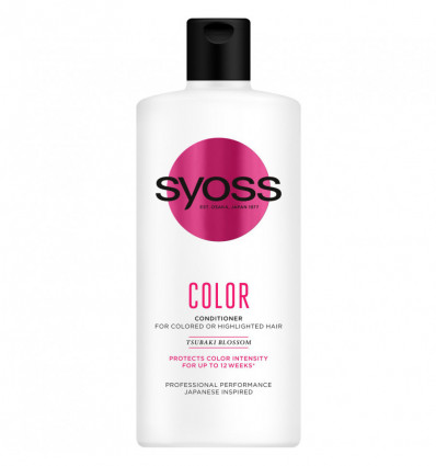 Бальзам для волосся Syoss Color з квіткою камелії для пофарбованого і тонованого волосся 440мл