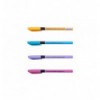 Ручка масляна PROVENCE GRIP, PASTEL BM.8356-01, 0,5 мм, гум. грип, тригр. корпус, синя