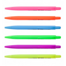 Ручка масляна автоматична TROPICAL TOUCH, RUBBER TOUCH BM.8272, 0,7 мм, пласт.корпус, синя