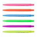 Ручка масляна автоматична TROPICAL TOUCH, RUBBER TOUCH BM.8272, 0,7 мм, пласт.корпус, синя