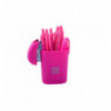 Ручка масляная автоматическая TROPICAL TOUCH, RUBBER TOUCH BM.8272, 0,7 мм, пласт.корпус, синяя