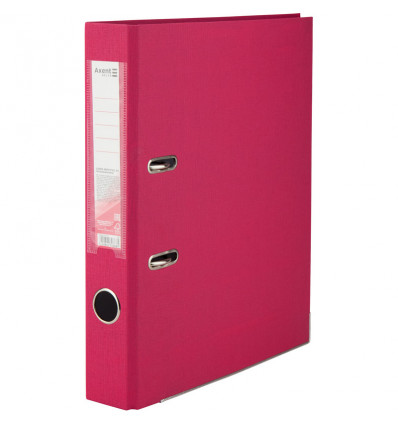 Папка-регистратор Axent Delta D1713-05P, односторонняя, A4, 50 мм, разобранная, розовая