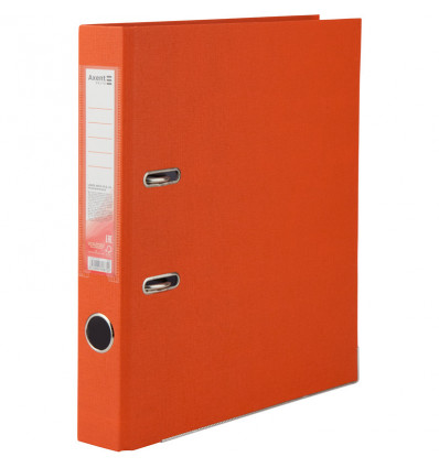 Папка-регистратор Axent Delta D1713-09C, односторонняя, A4, 50 мм, собранная, оранжевая