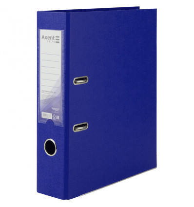 Папка-регистратор Axent Delta D1712-02C, двусторонняя, A4, 75 мм, собранная, синяя