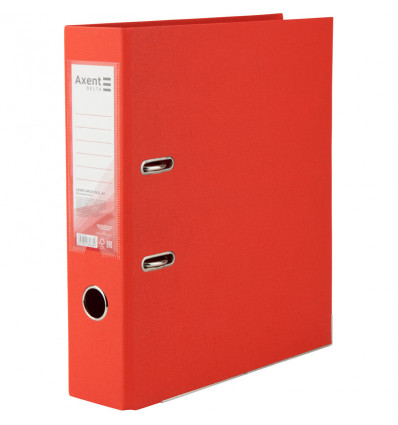 Папка-регистратор Axent Delta D1712-06C, двусторонняя, A4, 75 мм, собранная, красная