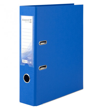 Папка-регистратор Axent Delta D1712-07P, двусторонняя, A4, 75 мм, разобранная, голубая