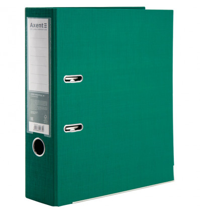 Папка-регистратор Axent Prestige+ 1722-04P-A, двусторонняя, A4, 75 мм, разобранная, зеленая