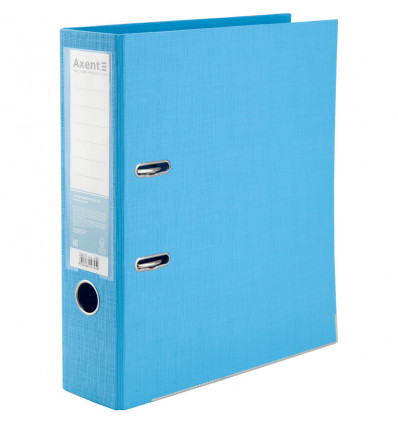 Папка-регистратор Axent Prestige+ 1722-29C-A, двусторонняя, A4, 75 мм, собранная, светло-голубая