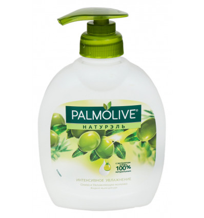 Жидкое мыло Palmolive Натурэль Интенсивное Увлажнение Олива и Увлажняющее молочко 300мл
