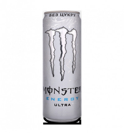 Напій енергетичний Monster Energy Ultra безалкогольний сильногазований 355мл