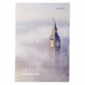 Книга записна Axent City London 8423-23-A, A4, 210x295 мм, 192 аркуша, клітинка, тверда обкладинка (