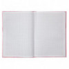 Книга записная Axent Pastelini 8422-410-A, A4, 210x295 мм, 96 листов, клетка, твердая обложка, розов