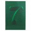 Книга записная Axent Numbers 8421-204-A, A4, 210x295 мм, 80 листов, клетка, твердая обложка, зеленая