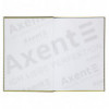 Книга записна Axent Numbers 8421-208-A, A4, 210x295 мм, 80 аркушів, клітинка, тверда обкладинка, жов