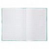 Книга записная Axent Pastelini 8422-425-A, A4, 210x295 мм, 96 листов, клетка, твердая обложка, зелен